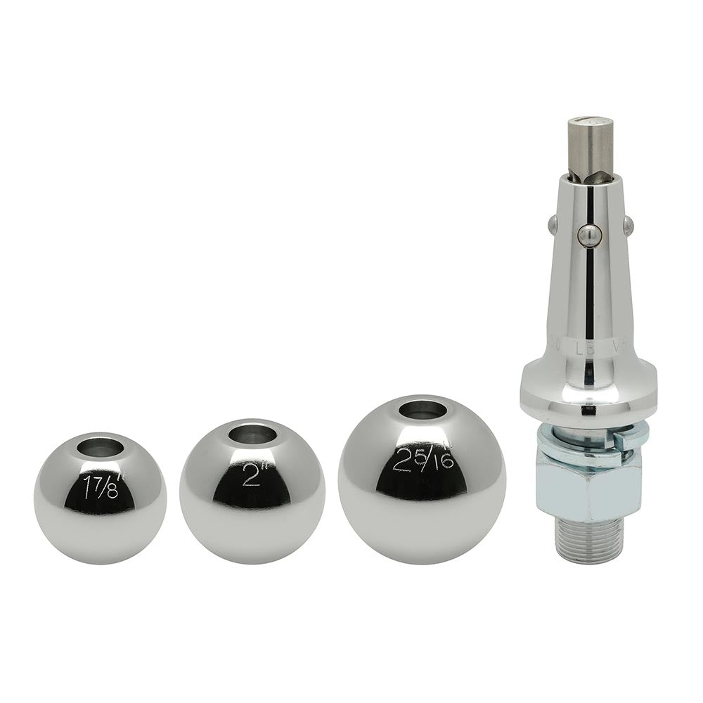 Draw-Tite 63803 Hitch Ball 1" Shank 1-7/8", 2", 2-5/16"" Image 1