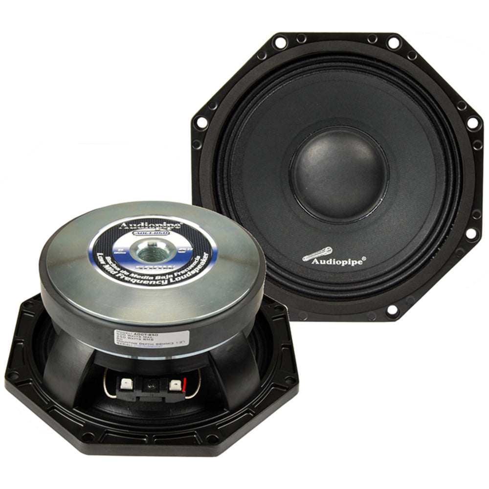 Audiopipe AOCt-850 8" Octo Speaker - 500W Max Power Image 1
