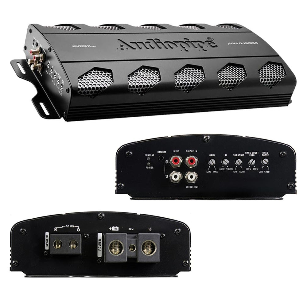 Audiopipe APDLO-16001D Monoblock Amplifier 1600W Rms Image 1