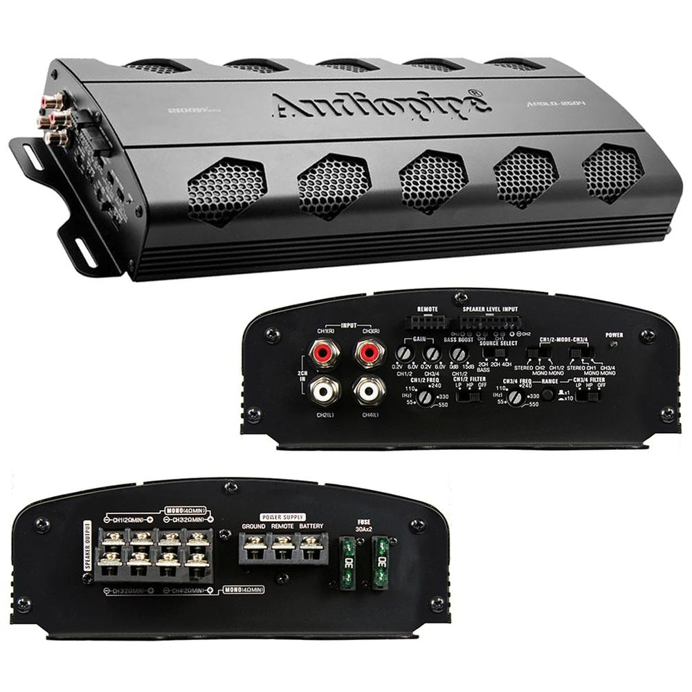 Audiopipe Apdlo-2504 4 Channel Amplifier 2100W Max Image 1