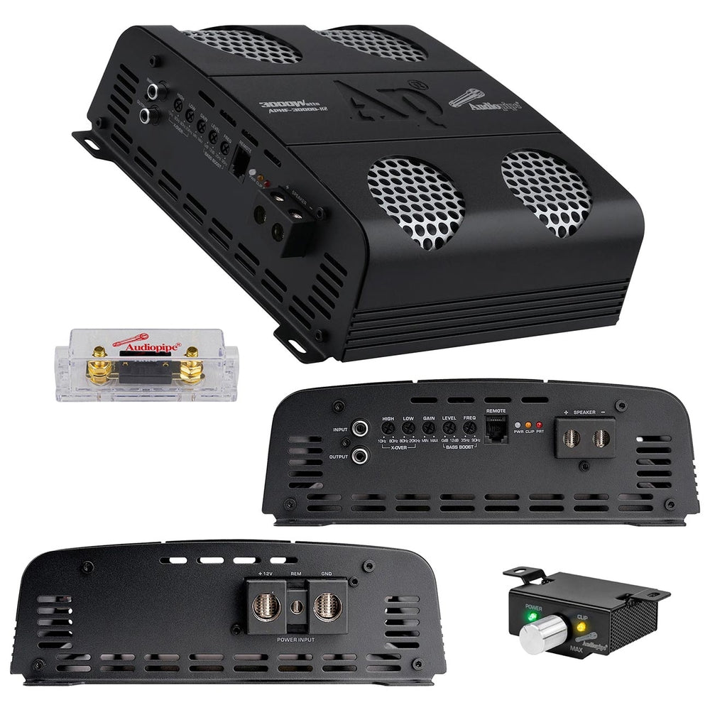 Audiopipe Aphf-3000D-H2 Monoblock Amplifier 3100W RMS Image 1