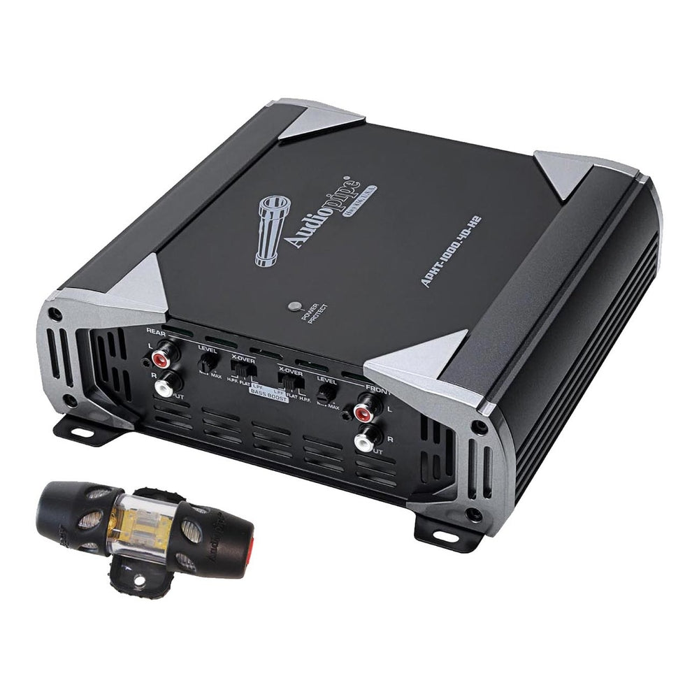 Audiopipe APHT-1000.4D-H2 Amplifier 2500W Max Full Range 4 Channel