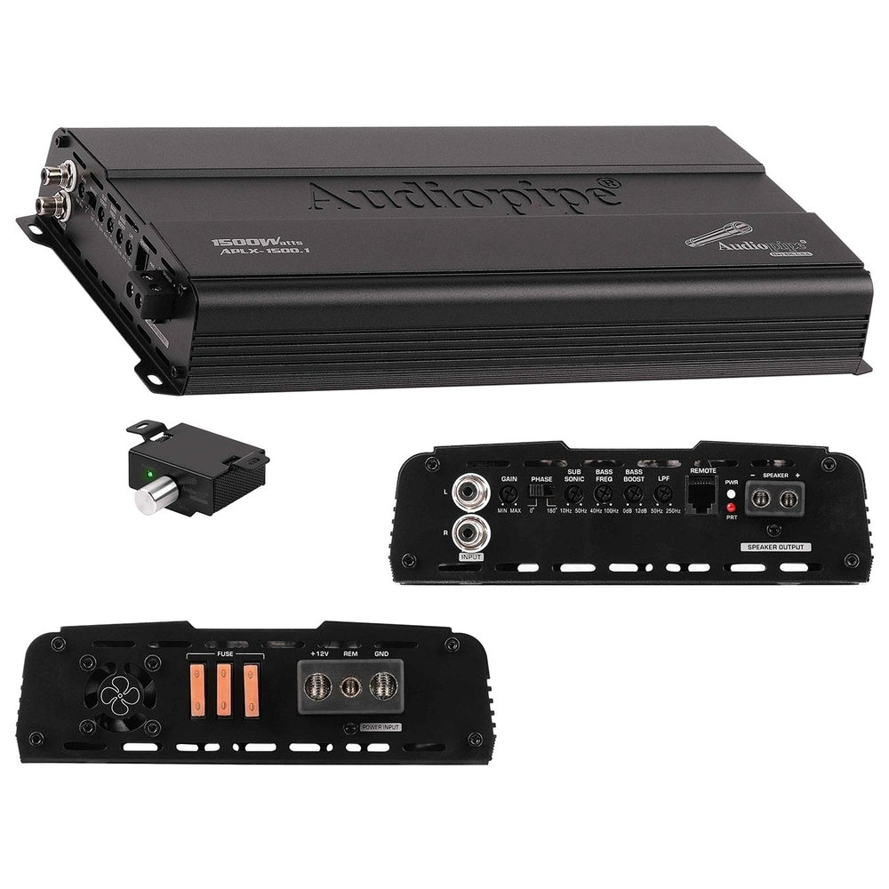 Audiopipe APLX-1500.1 Mini Monoblock Amplifier 1500W Max Image 1