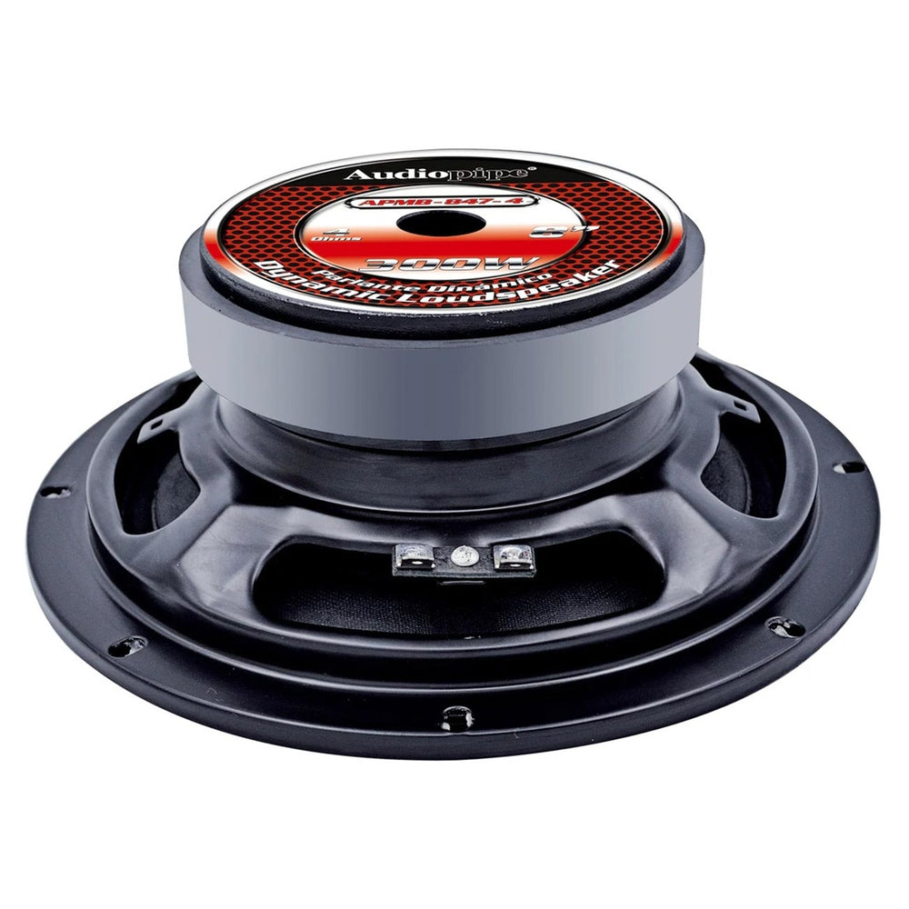 Audiopipe APMB-847-4 8" Mid-Range Loud Speaker 300W Max - Pair