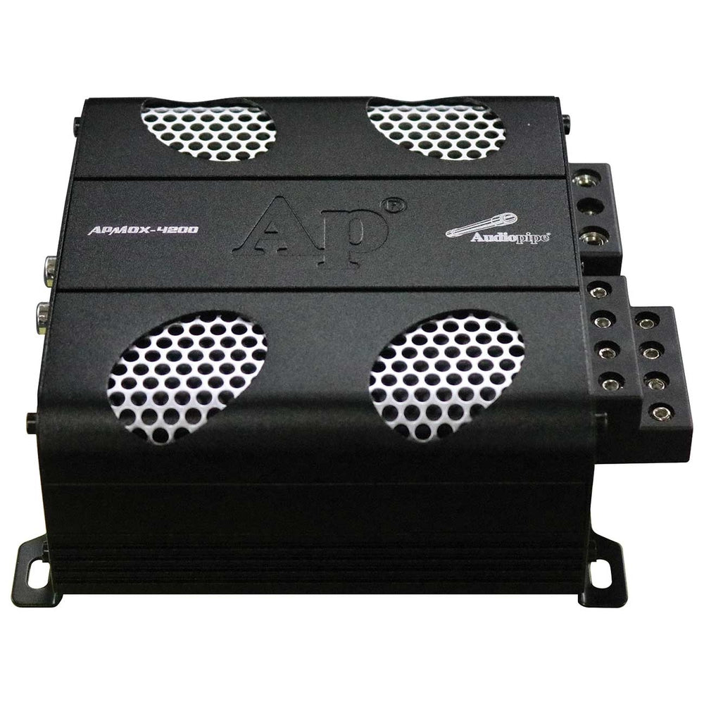 Audiopipemap Apmox-4200 Audiopipe 4 Channel Motorcycle Amplifier 1220W Rms