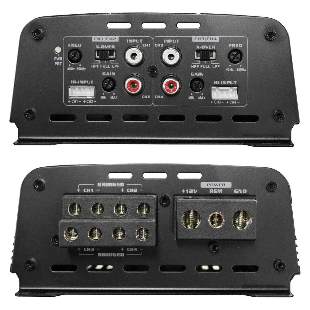 Audiopipemap Apmox-4200 Audiopipe 4 Channel Motorcycle Amplifier 1220W Rms