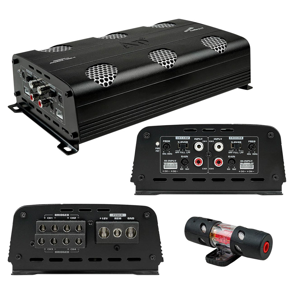 Audiopipe APMOX-450.4 4-Channel Compact Amplifier - 1800 Watts Image 1