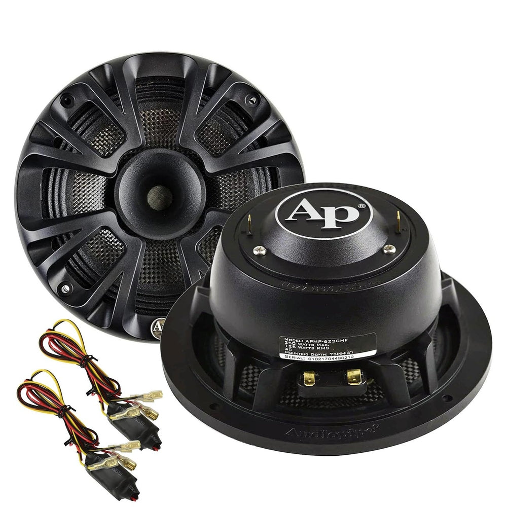Audiopipe APMP-623CHF 6" Midrange Speaker 250W Max 4 Ohms Image 1