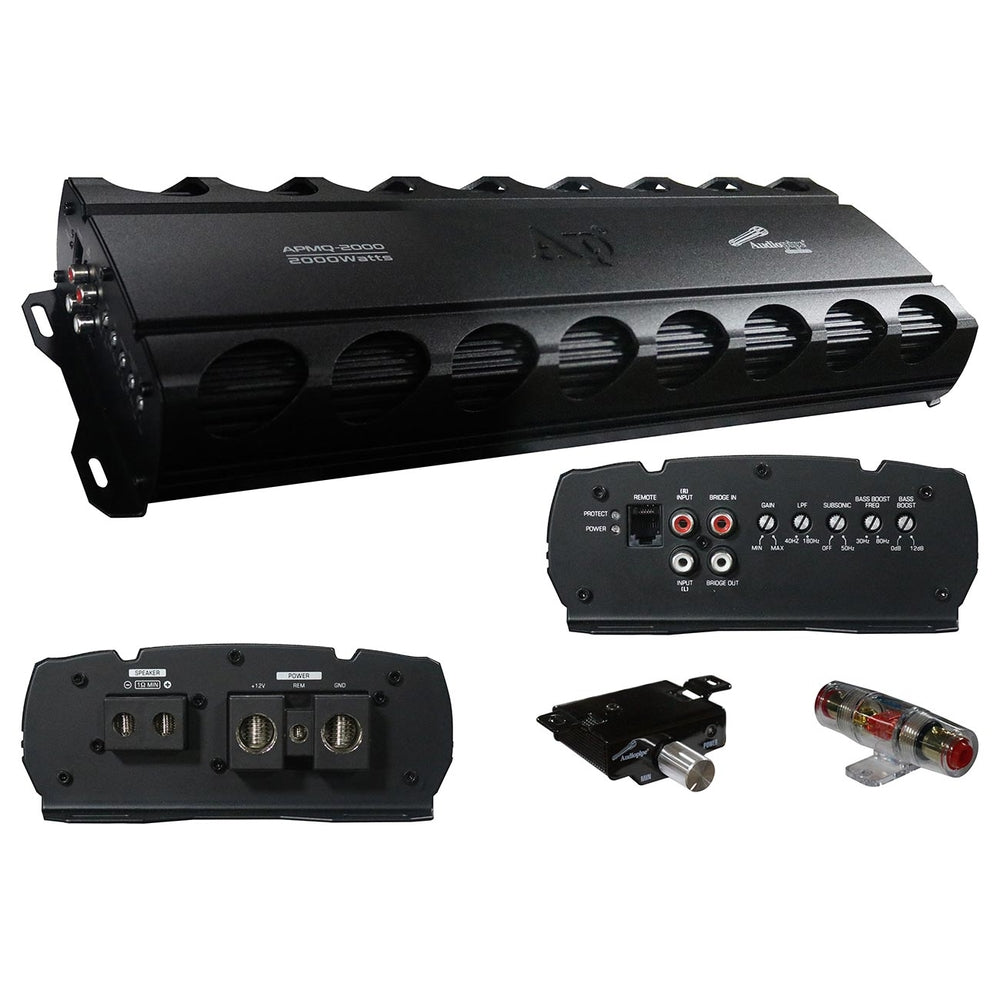Audiopipe APMQ-2000 Mini Design Amplifier Class D Mono 2000 Watts Image 1