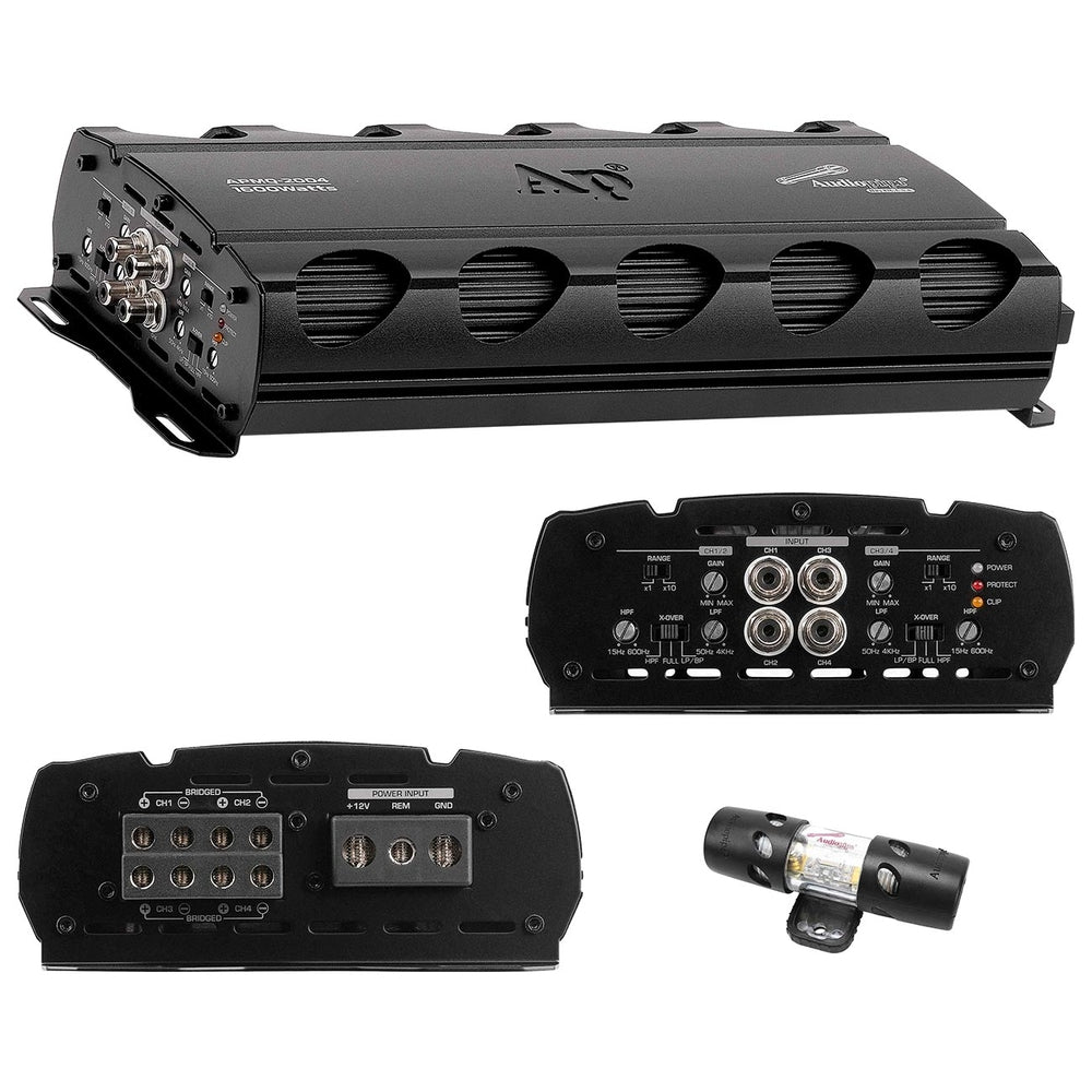 Audiopipe APMQ-2004 Mini 4 Channel Amplifier - 1600W Max Image 1