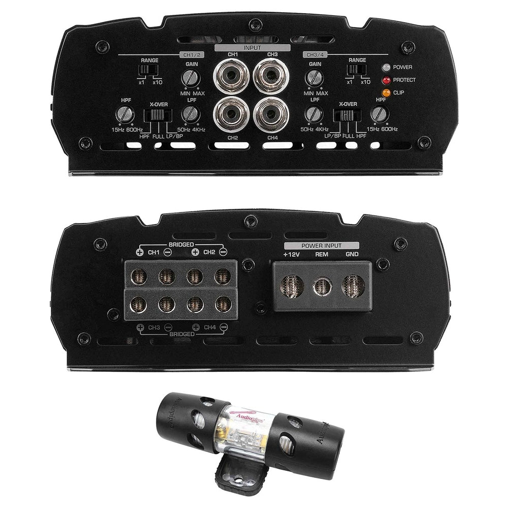 Audiopipe APMQ-2004 Mini 4 Channel Amplifier - 1600W Max