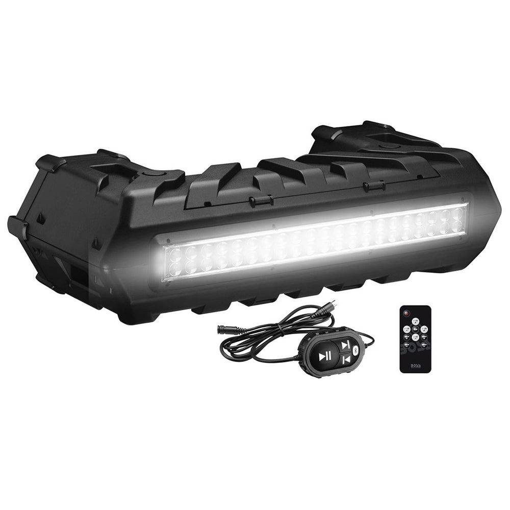 Boss ATV95LRGB Amplified Bluetooth 8" Marine Speaker with RGB Lighting & LED