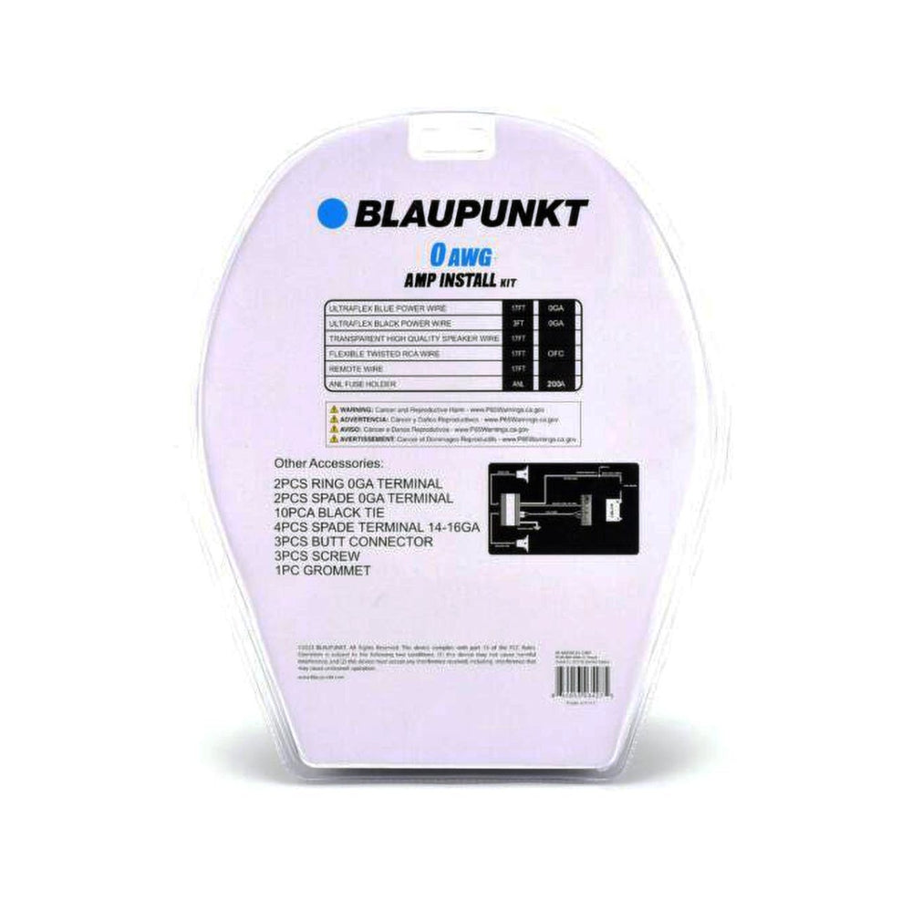 Blaupunkt BMK00 0 Gauge Amplifier Kit