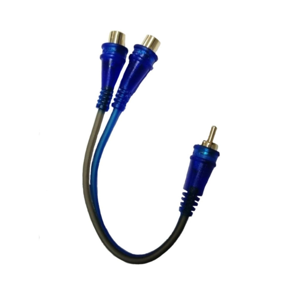 Audiopipe BMS-BLS-YM-2F RCA Cable Y Connector