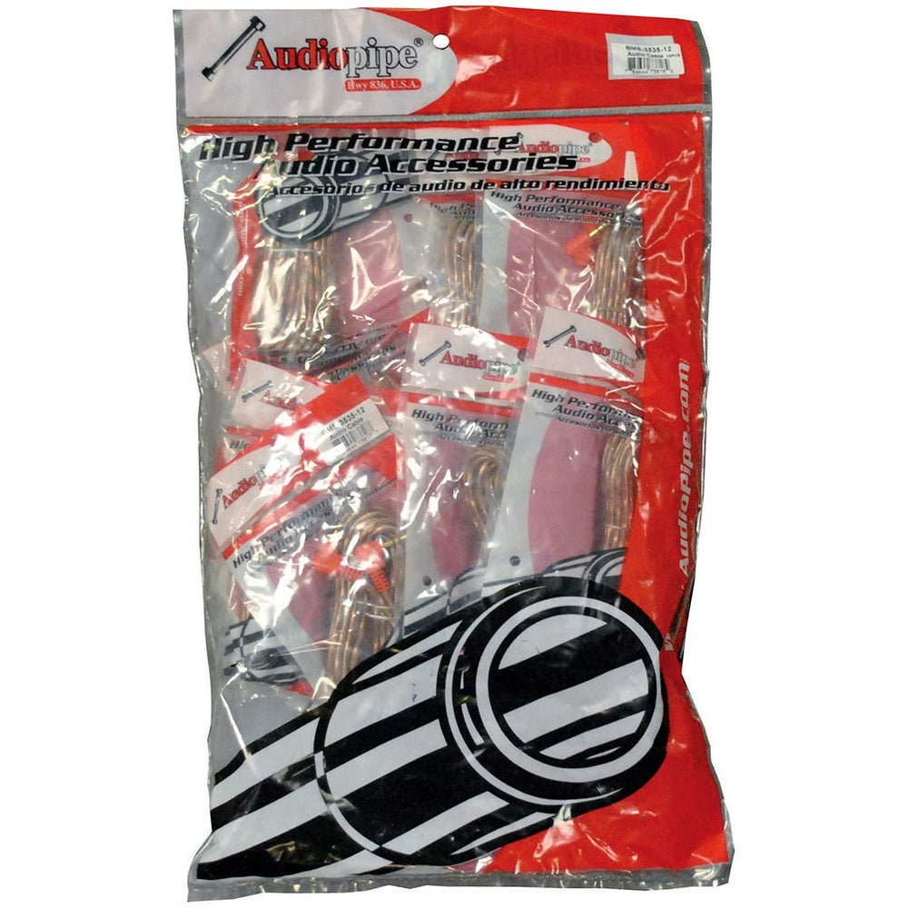 Nippon Bmsg20 Rca Cable 20' Audiopipe *Bmsg20* 1 Bag Of 10= Unit Image 1