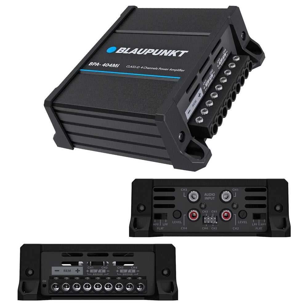 Blaupunkt BPA-404Mi Micro 4 Channel Amplifier - 420W RMS/1000W Max Image 1