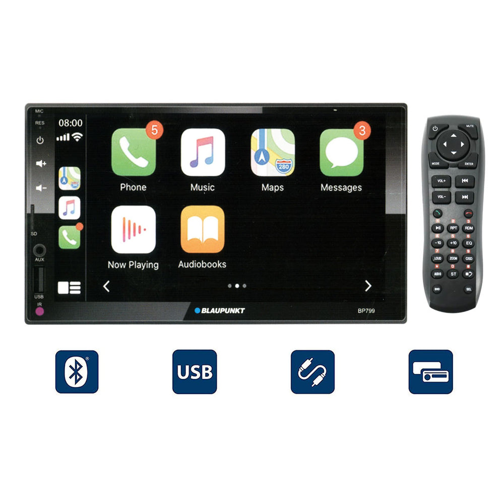 Blaupunkt Bpa799Play Denver 6.8" Double-Din Mechless Receiver Compatible Image 1