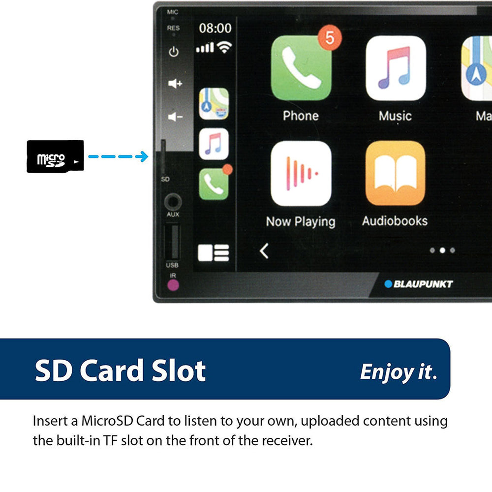 Blaupunkt Bpa799Play Denver 6.8" Double-Din Mechless Receiver Compatible