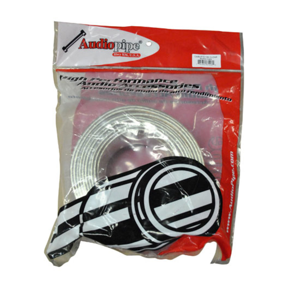 Nippon Cable12100 Speaker Wire 12Ga 100' Clear Audiopipe Poly Bag Image 1