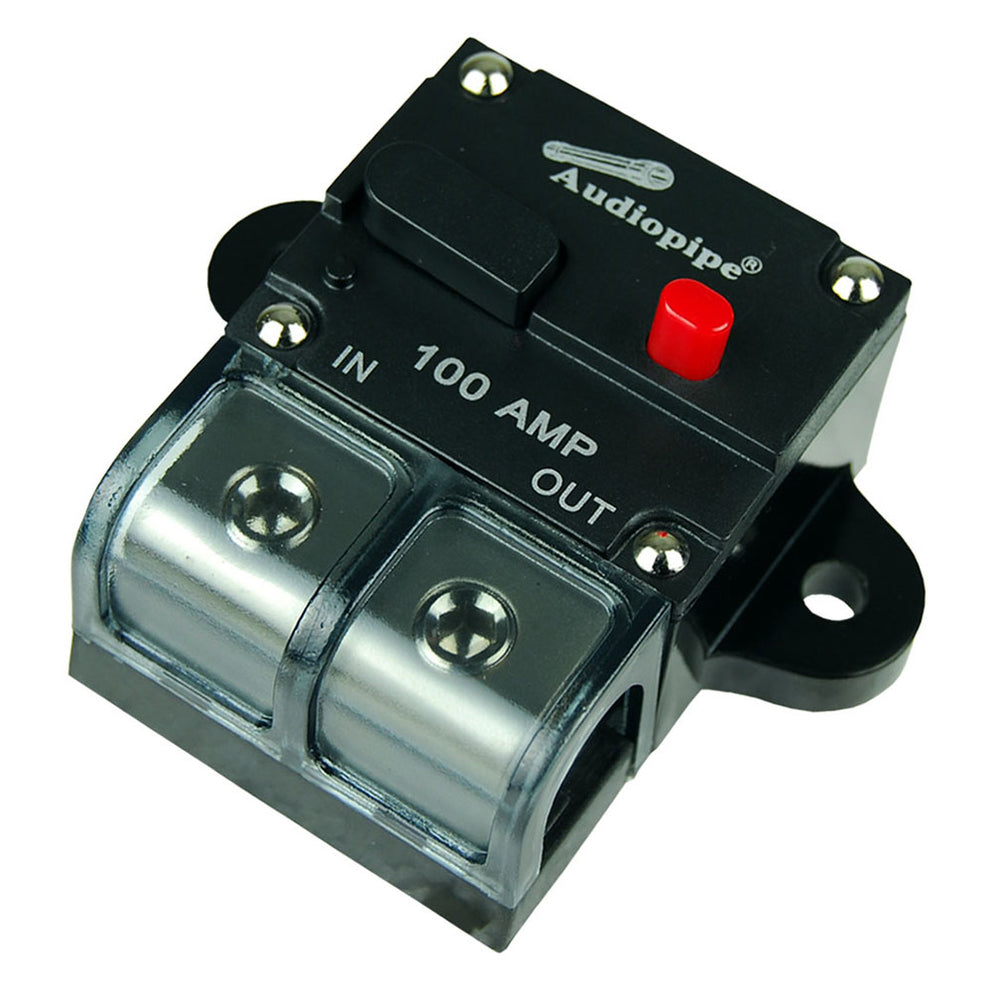 Audiopipe CB100Ap 100Amp Manually Resettable Circuit Breaker