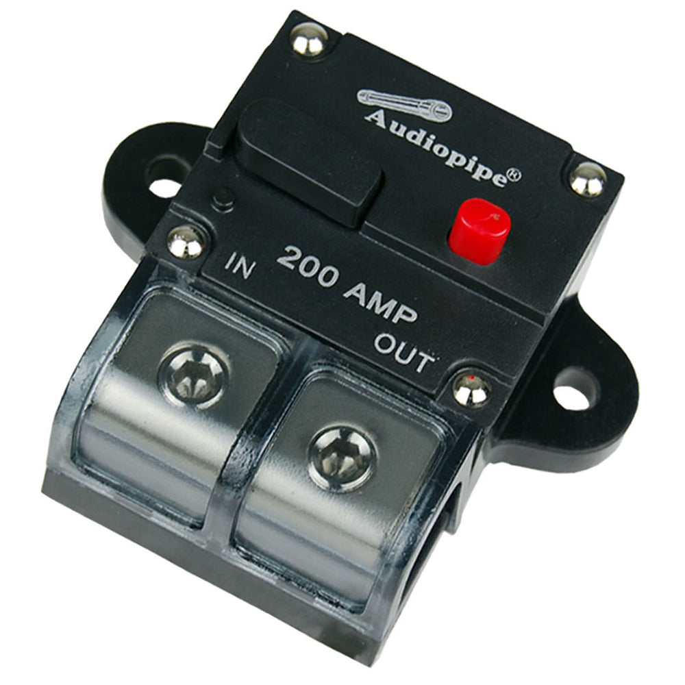Audiopipe CB200AP 200Amp Circuit Breaker - Manually Resettable