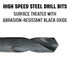 Drill America DWDRSD3364 33/64" HSS Reduced Shank Drill Bit