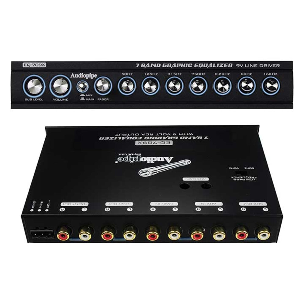 Audiopipe Eq709x 7 Band Car Equalizer Image 1