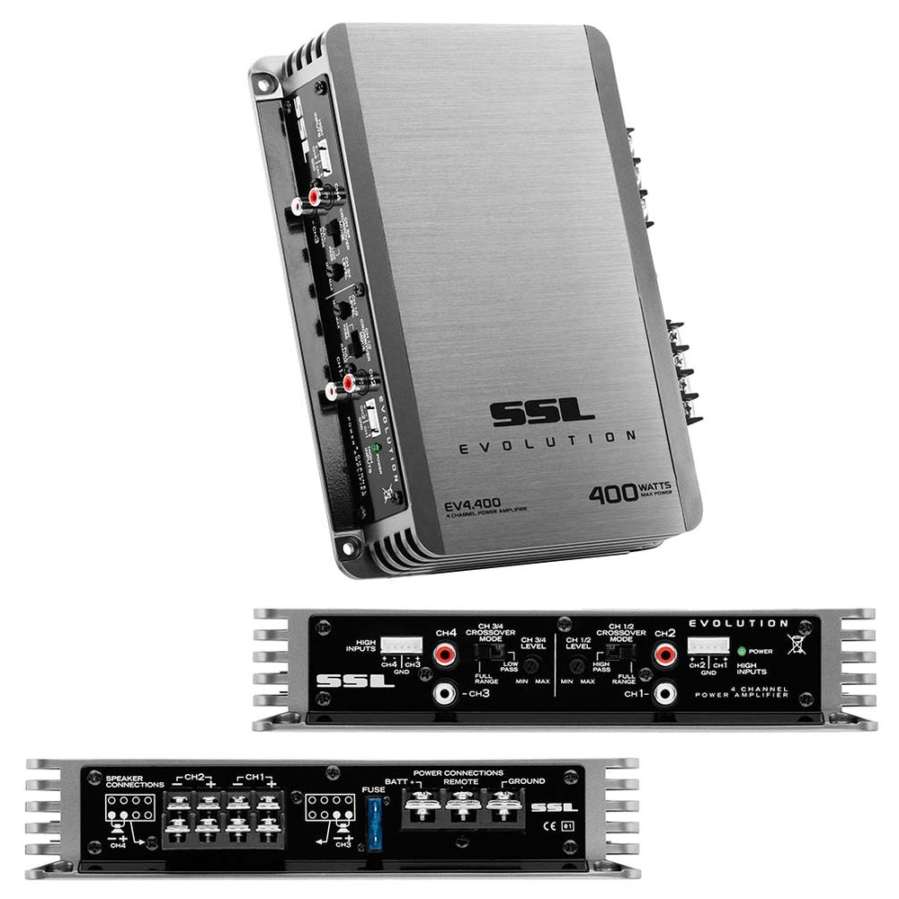 Sound Storm Laboratories EV4.400 4-Channel Power Amplifier - MOSFET Technology Image 1