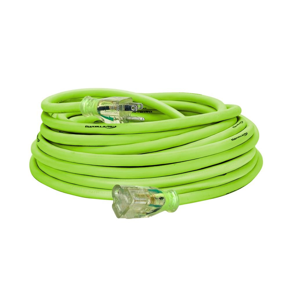 Flexzilla FZ512830 Pro 50Ft Outdoor Extension Cord 12/3 AWG SJTW Image 1