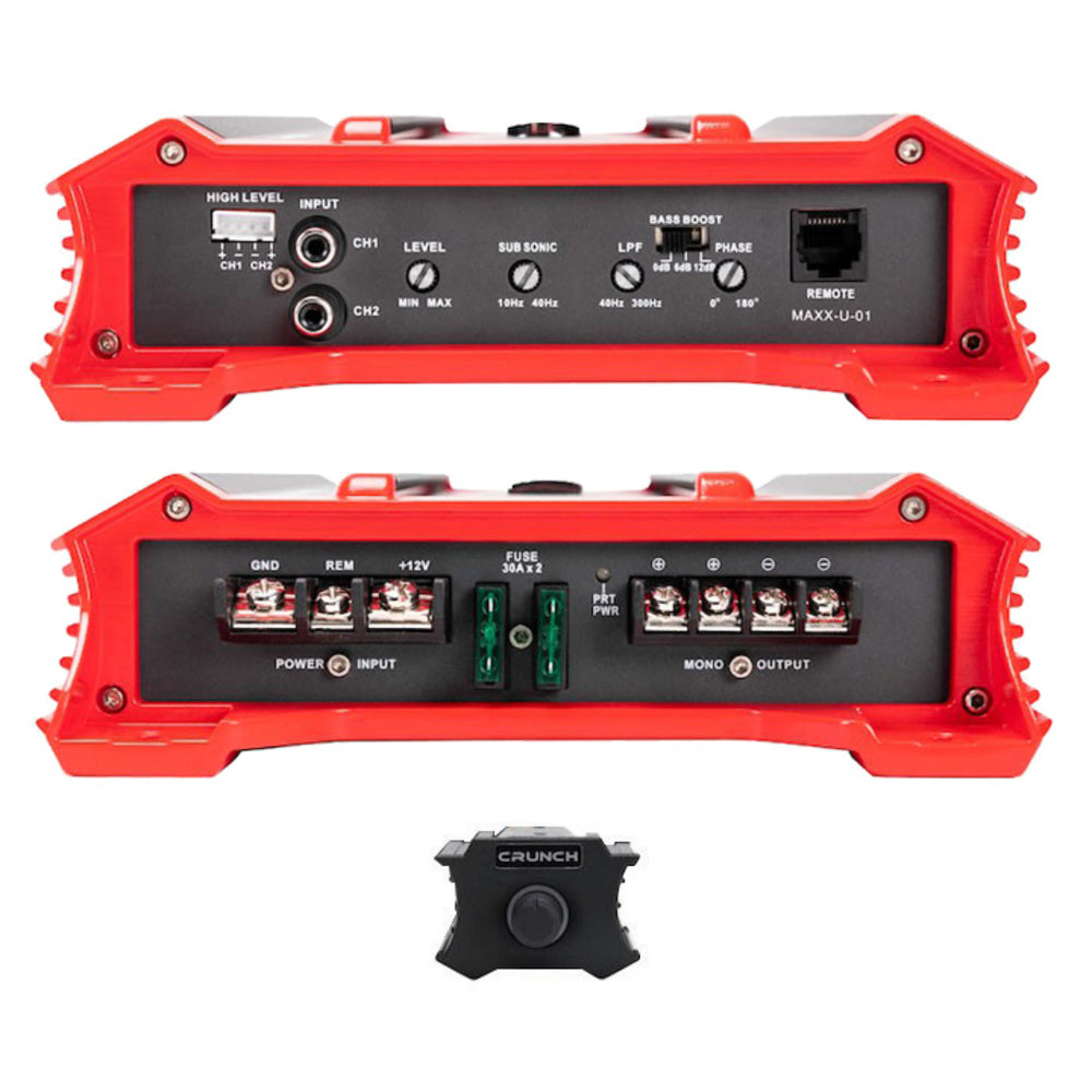 Crunch GP-2500.1 Ground Pounder Monoblock Class AB Amp