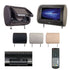 Power Acoustik Hdvd71Cc 7" Headrest Monitor 3-Color Skins Lcd/Dvd Usb/Sd Sold Image 1