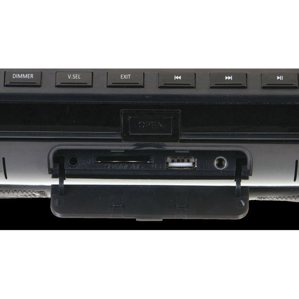 Power Acoustik Hdvd71Cc 7" Headrest Monitor 3-Color Skins Lcd/Dvd Usb/Sd Sold