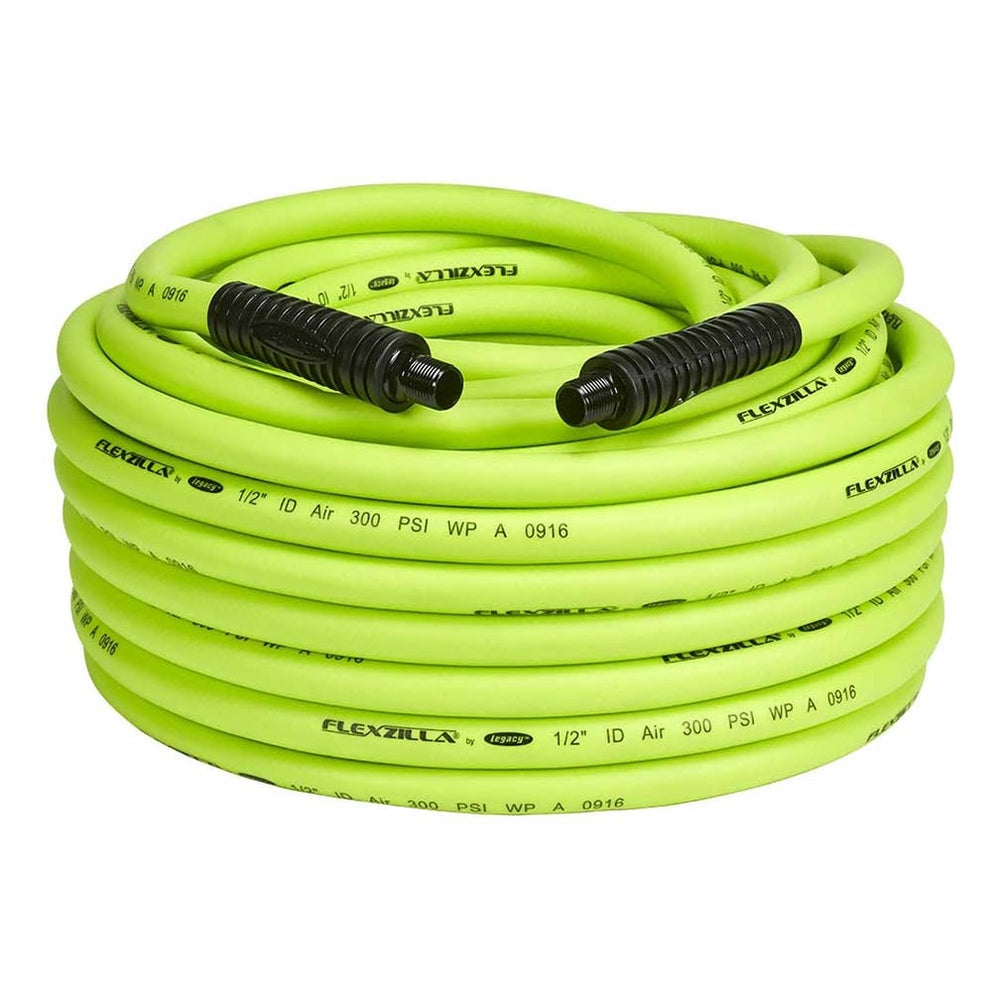 Flexzilla Hfz12100Yw4 Air Hose 1/2" x 100' MNPT Fittings Image 1