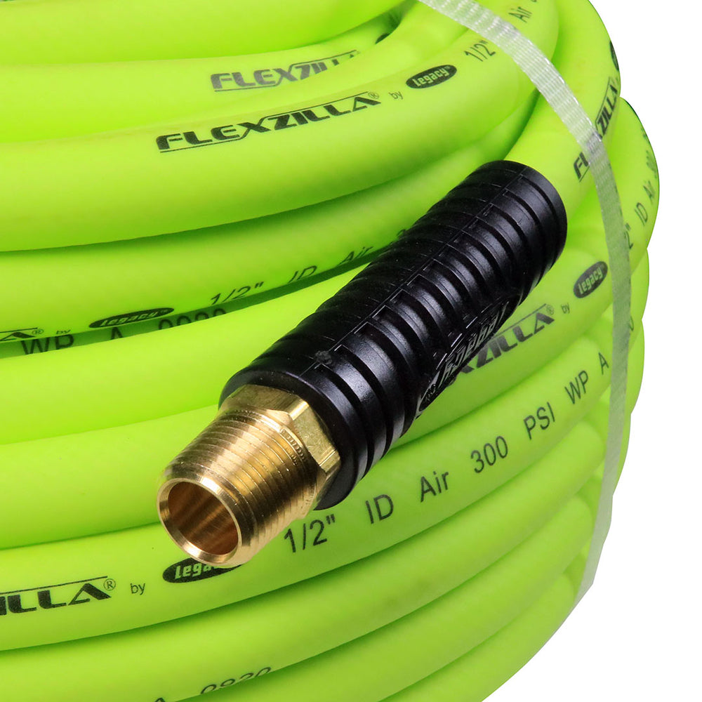Flexzilla Hfz12100Yw4 Air Hose 1/2" x 100' MNPT Fittings