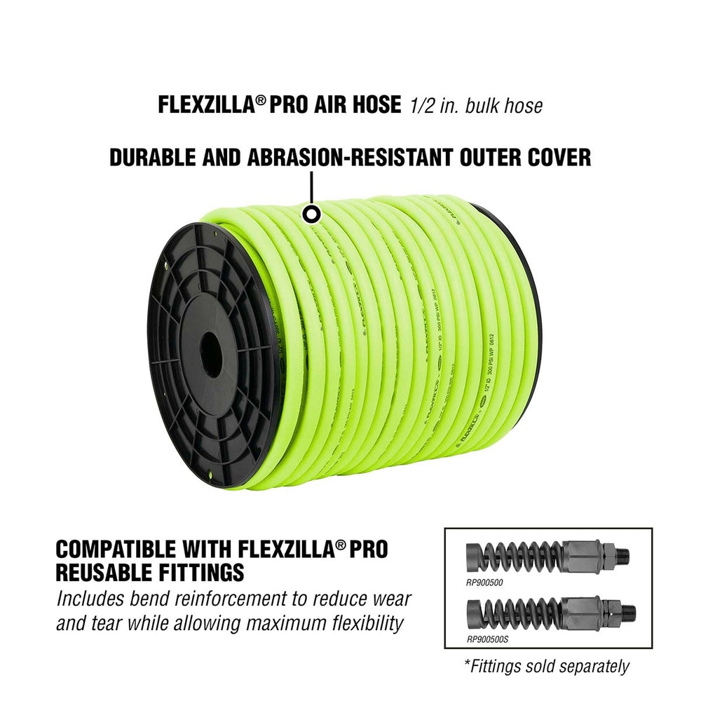 Flexzilla Hfz12250Yw Pro Air Hose 1/2In X 250Ft