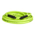 Flexzilla HFZ1225YW3 Air Hose 1/2" x 25' with 3/8" MNPT Fittings Image 1