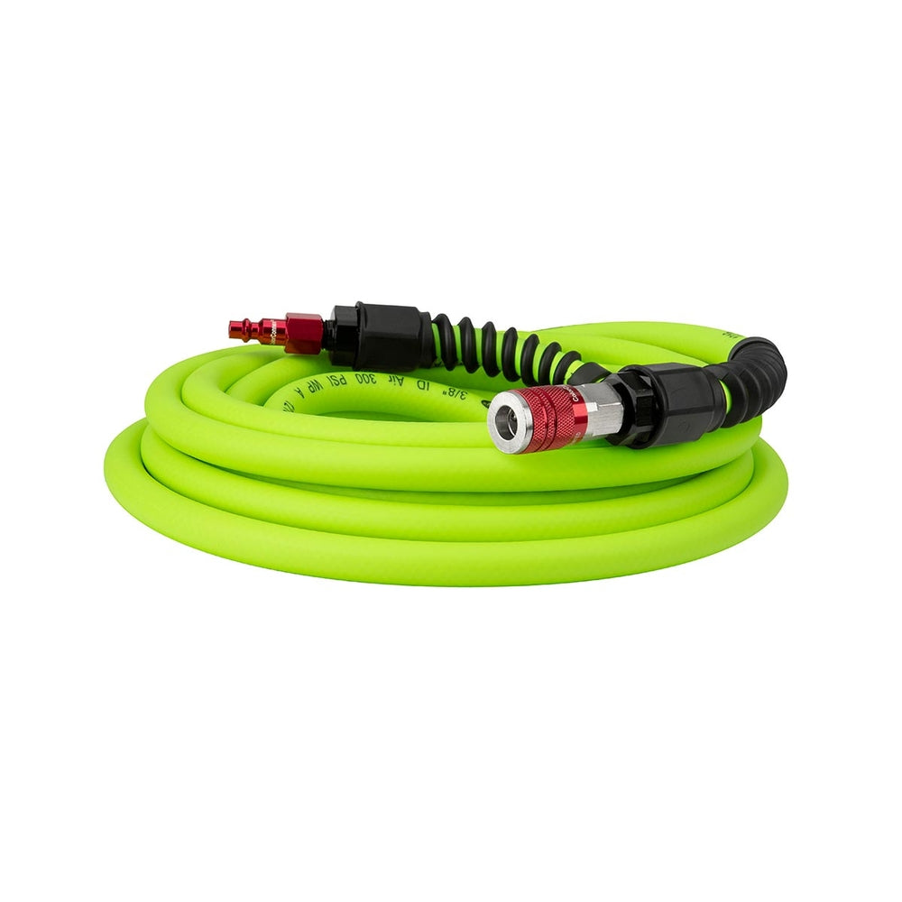 Flexzilla HFZP3825YW2-D Pro Air Hose 3/8in x 25ft ColorConnex Coupler Plug Image 1