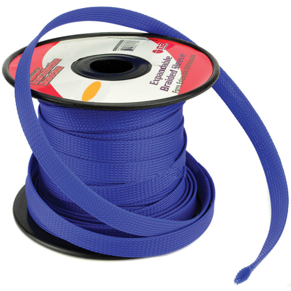 Nippon Is-Br6M-100Bl Installation Solution Expandable Braided Sleeve Blue 1/4"" Image 1