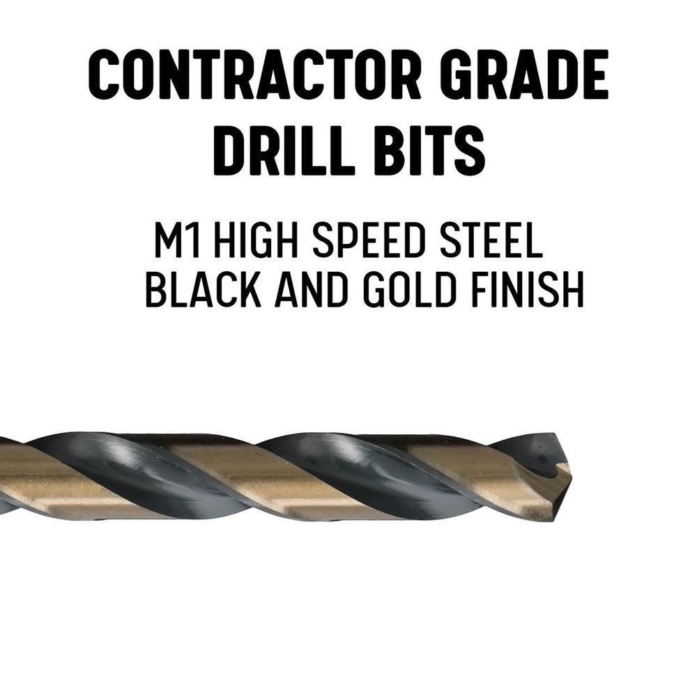 Drill America Kfd3F1516 1-5/16" HSS Black & Gold Contractor Bit