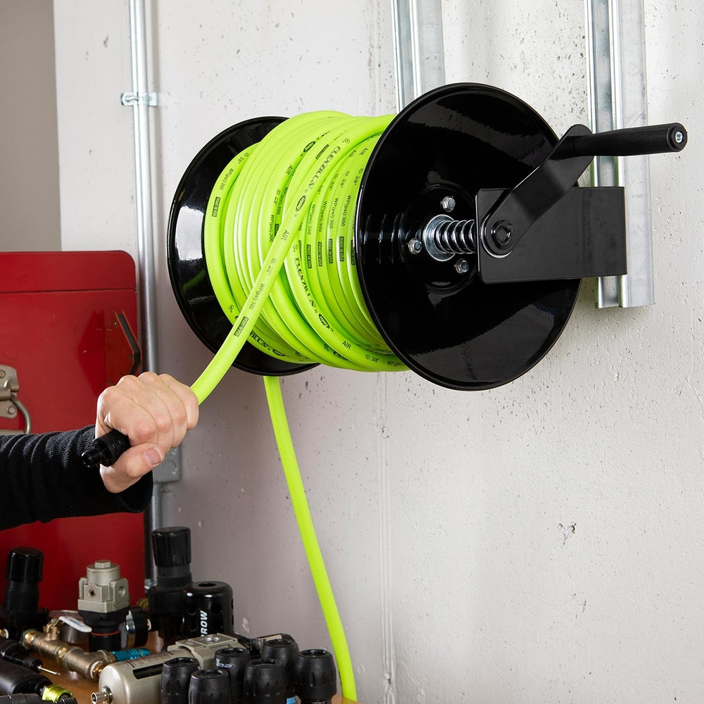 Flexzilla L8652Fz Manual Air Hose Reel Fixed 3/8" X 100''