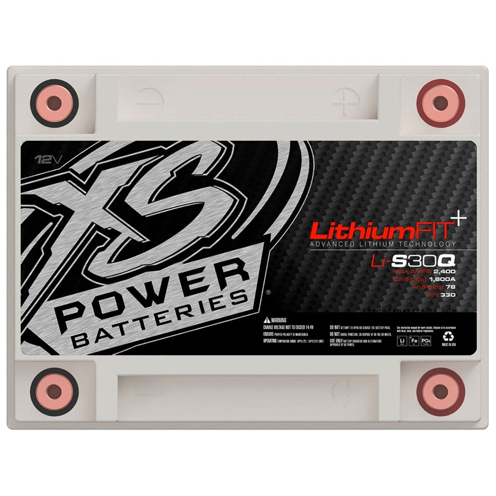 Xs Power Li-S30Q Lithium Racing Battery 120Ah 1200 Ca 6000 W