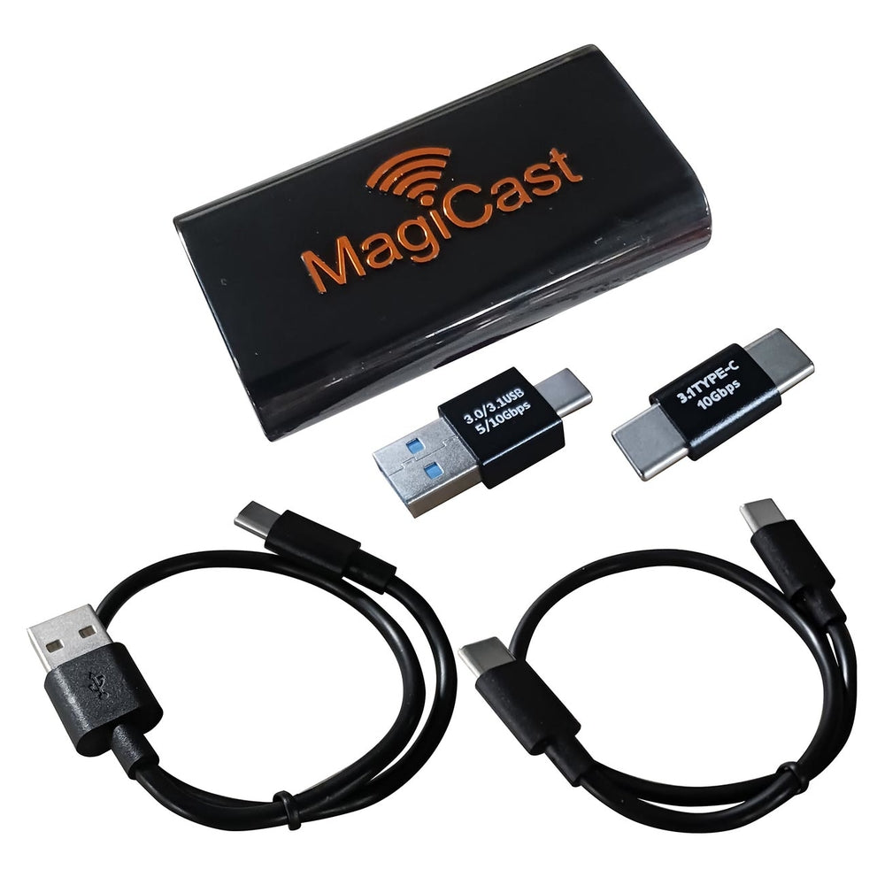 Power Acoustik MC-1 MagiCast USB Interface - Apple CarPlay/Android Auto Wired to Wireless Image 1