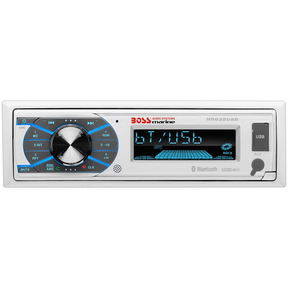 Boss Audio Mck632Wb.64 Package Am/Fm Digital Media Receiver; 2 Pairs Of 6.5""