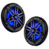 Power Acoustik MFL-65WB Marine 6.5" 2-Way Speakers with Blue LED Image 1