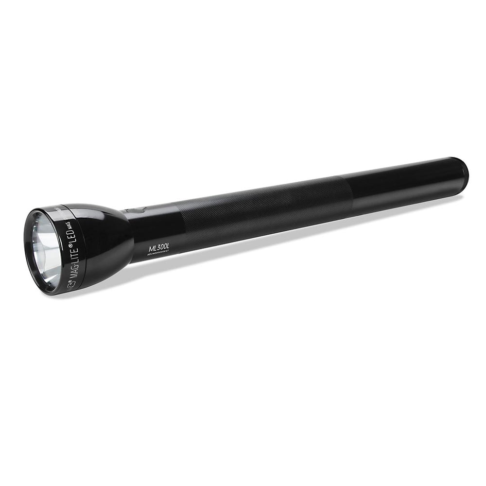 Maglite ML300L-S6015 6 Cell D LED Flashlight - Black (Gift Box)