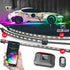XK Glow MX-CAR-PRO XKMAX RGBW 16pc Addressable Car Underglow & Interior Wheel Image 1
