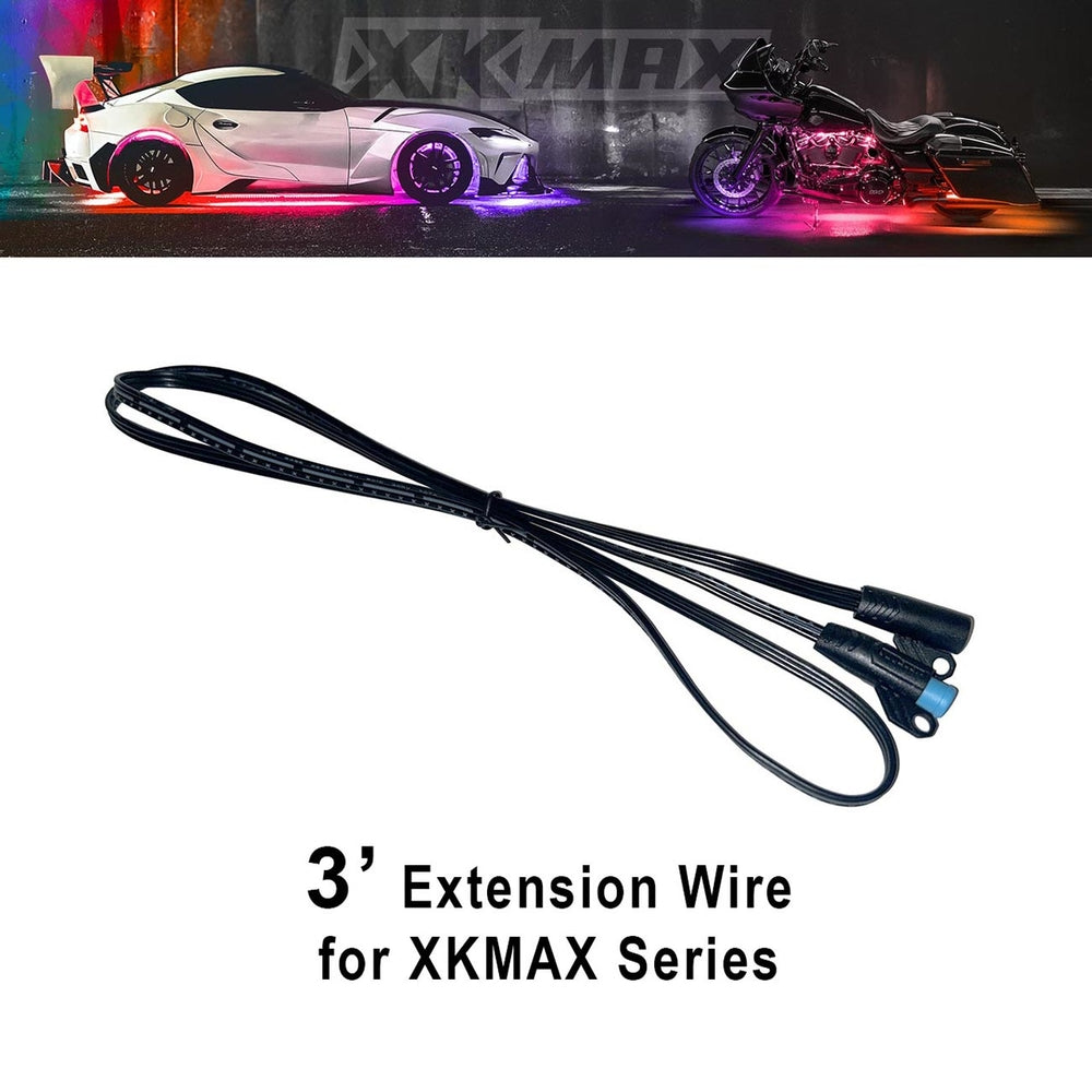 XK Glow MX-Wire-3FT Extension Wire - 3Ft XKMAX Image 1