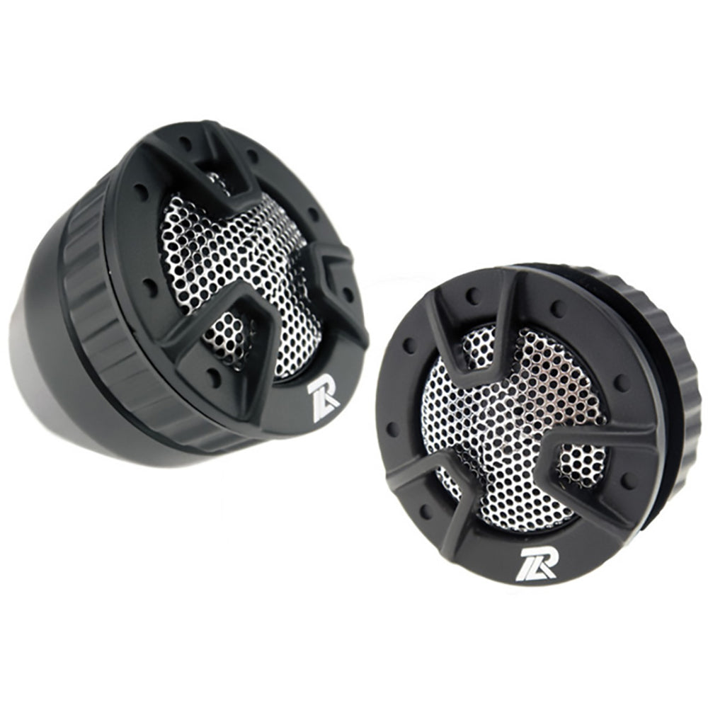 Power Acoustik NB-4 1" Piezo Tweeters Pair 250 Watts Max 4-Way Mount
