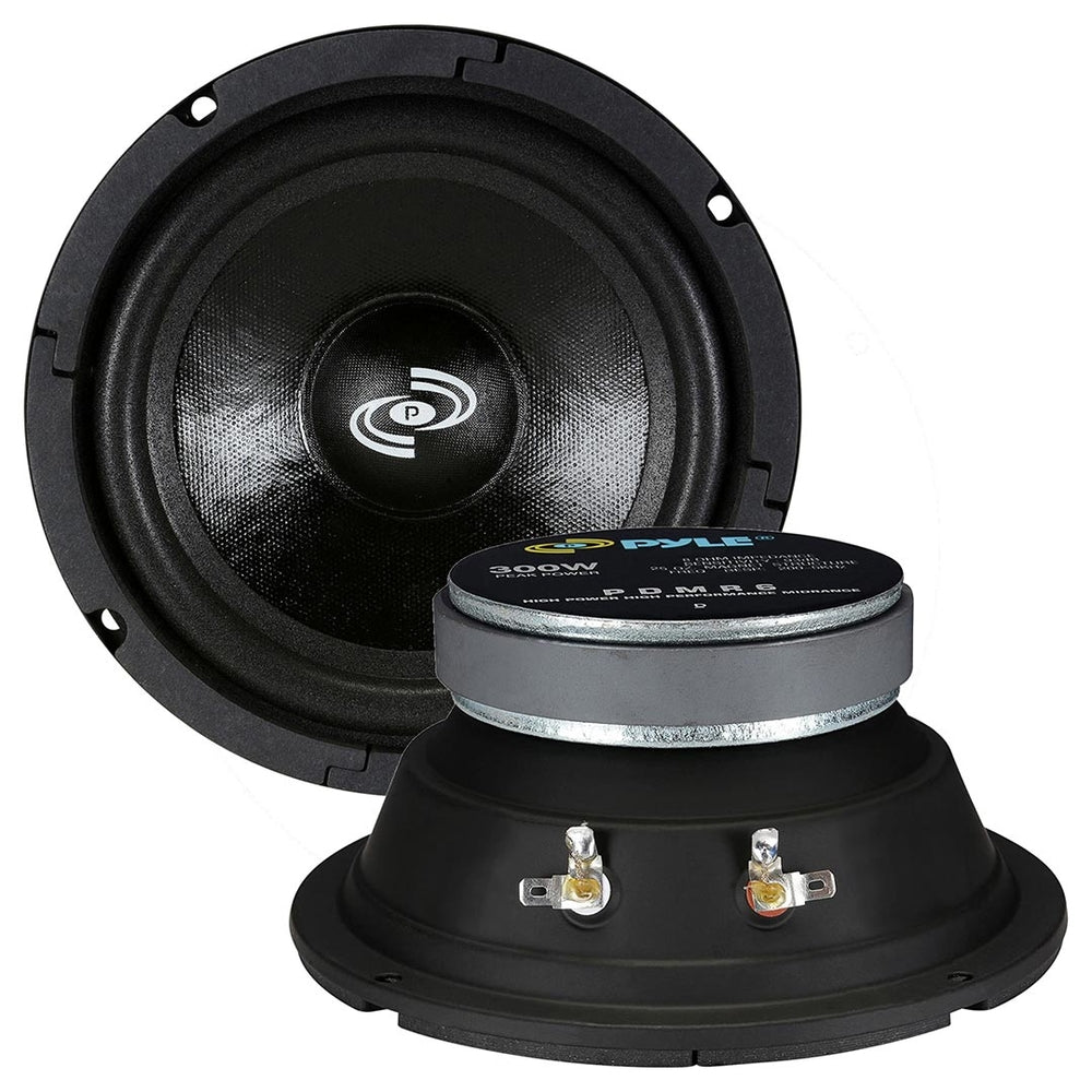 Pyle PDMR6 6.5" Pro Midrange Car Speaker Image 1