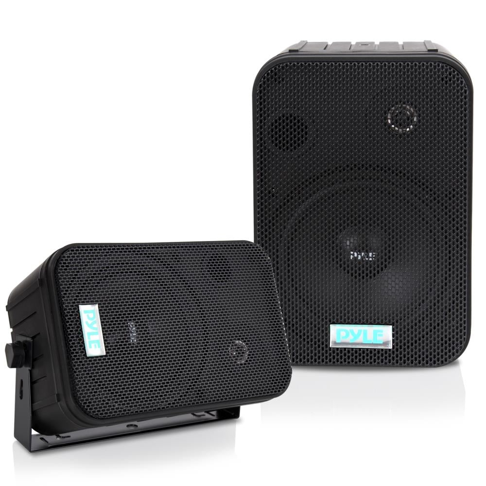 Pyle PDWR50B 6.5" Outdoor Pro Speakers - Black (Pair) Image 1